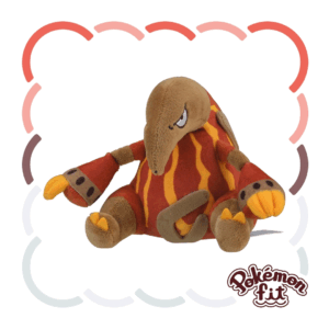 POKEMON CENTER – PELUCHE FIT – Heatmor