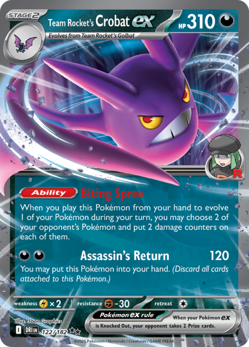 Team Rocket's Crobat ex - Destined Rivals