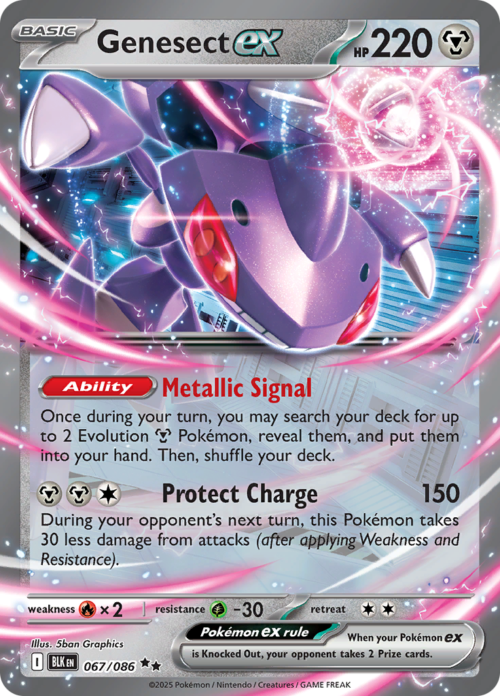 Genesect ex - Black Bolt