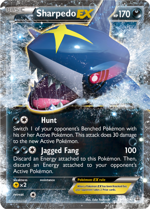 Sharpedo EX - Primal Clash