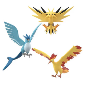 FIGURA - Scale World Kanto Articuno / Zapdos / Moltres