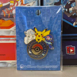 PIN - Pokemon Center Sapporo / Meowth, Grookey & Pikachu