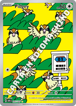 Pidgey - Illustration Rare