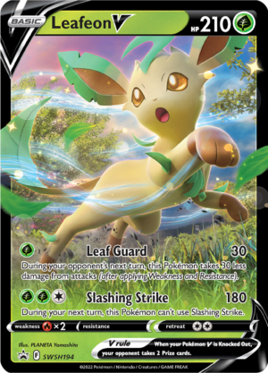 Leafeon V - Sword & Shield Promo