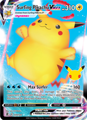 Surfing Pikachu VMAX - Celebrations