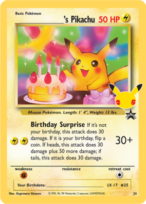 _____'s Pikachu - Celebrations