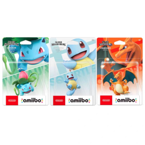 AMIIBO - Pack Charizard / Ivysaur / Squirtle
