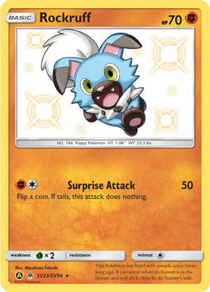 Rockruff - Hidden Fates
