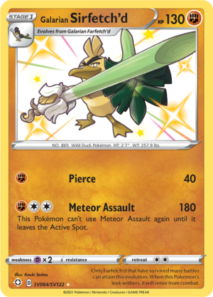 Galarian Sirfetch'd - Shining Fates