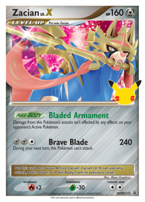 Zacian LV.X - Celebrations