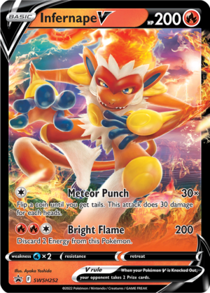 Infernape V - Sword & Shield Promo