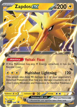 Zapdos ex - Scarlet & Violet Promo