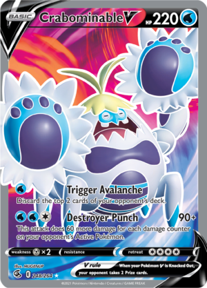 Crabominable V - Fusion Strike