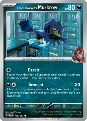 Team Rocket's Murkrow - Ascended Heroes