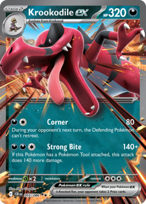 Krookodile ex - Chaos Rising