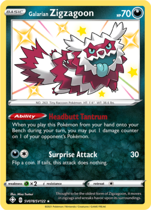 Galarian Zigzagoon - Shining Fates