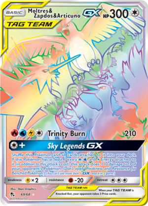 Moltres & Zapdos & Articuno GX - Hidden Fates