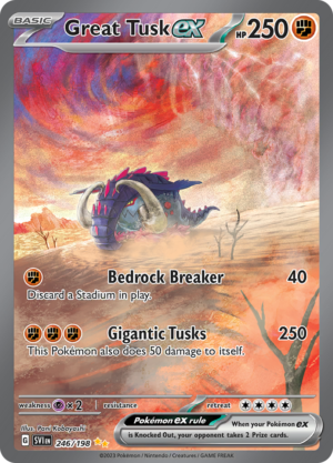 Great Tusk ex - Scarlet & Violet