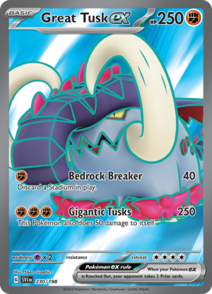 Great Tusk ex - Scarlet & Violet