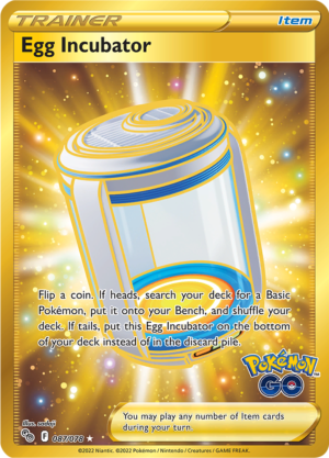Egg Incubator - Pokémon GO