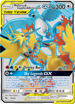 Moltres & Zapdos & Articuno GX - Hidden Fates