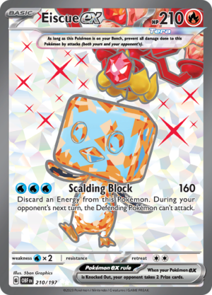 Eiscue ex - Obsidian Flames