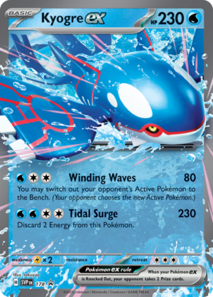 Kyogre ex - Scarlet & Violet Promo