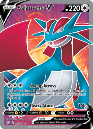 Salamence V - Darkness Ablaze