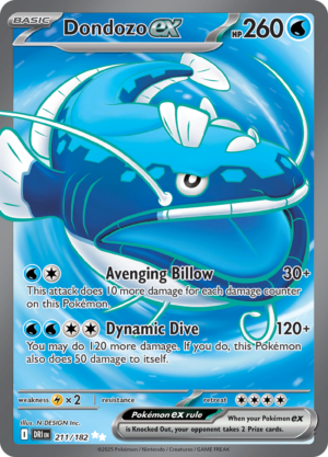 Dondozo ex - Destined Rivals