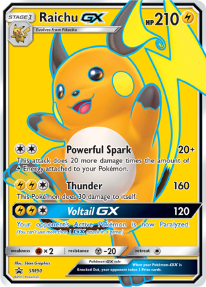 Raichu GX - Sun & Moon Promo